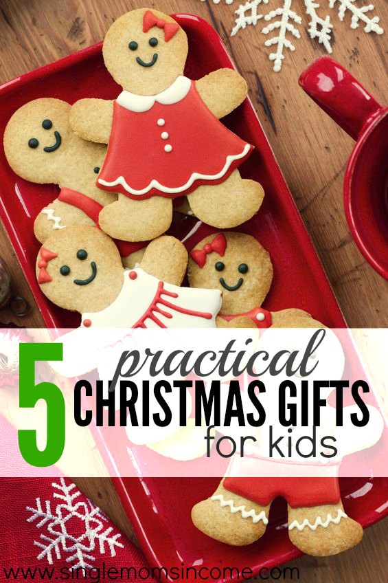 This year I'm vowing to only buy practical Christmas gifts for my kids. Here are five of the items that are on top of my shopping list.