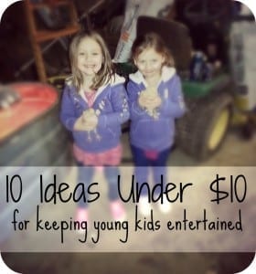 cheap ideas for entertaining young ideas