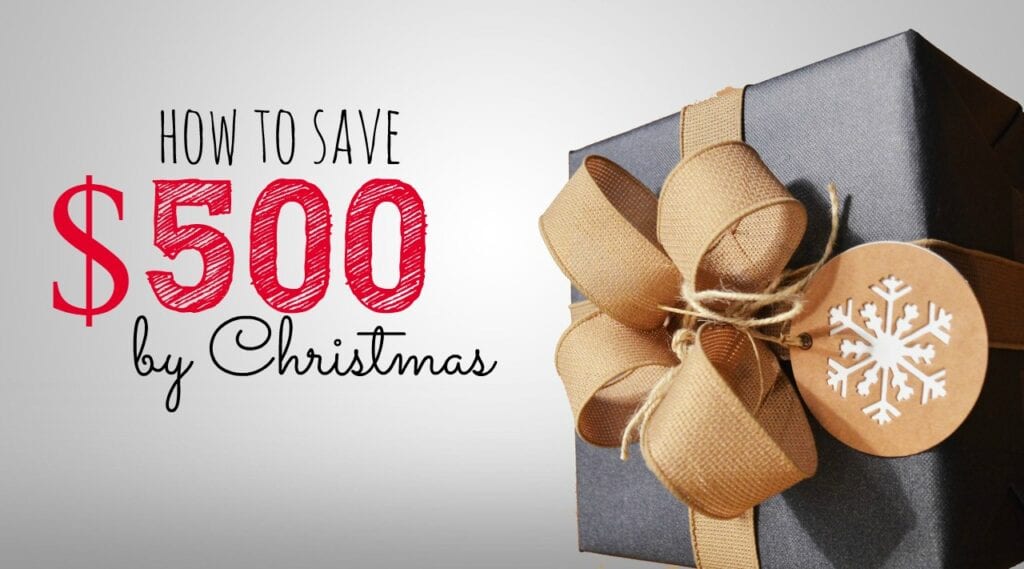 Christmas will be here before you know it! Instead of going into debt to buy gifts you should start saving now. Here's how you can save $500 by Christmas.