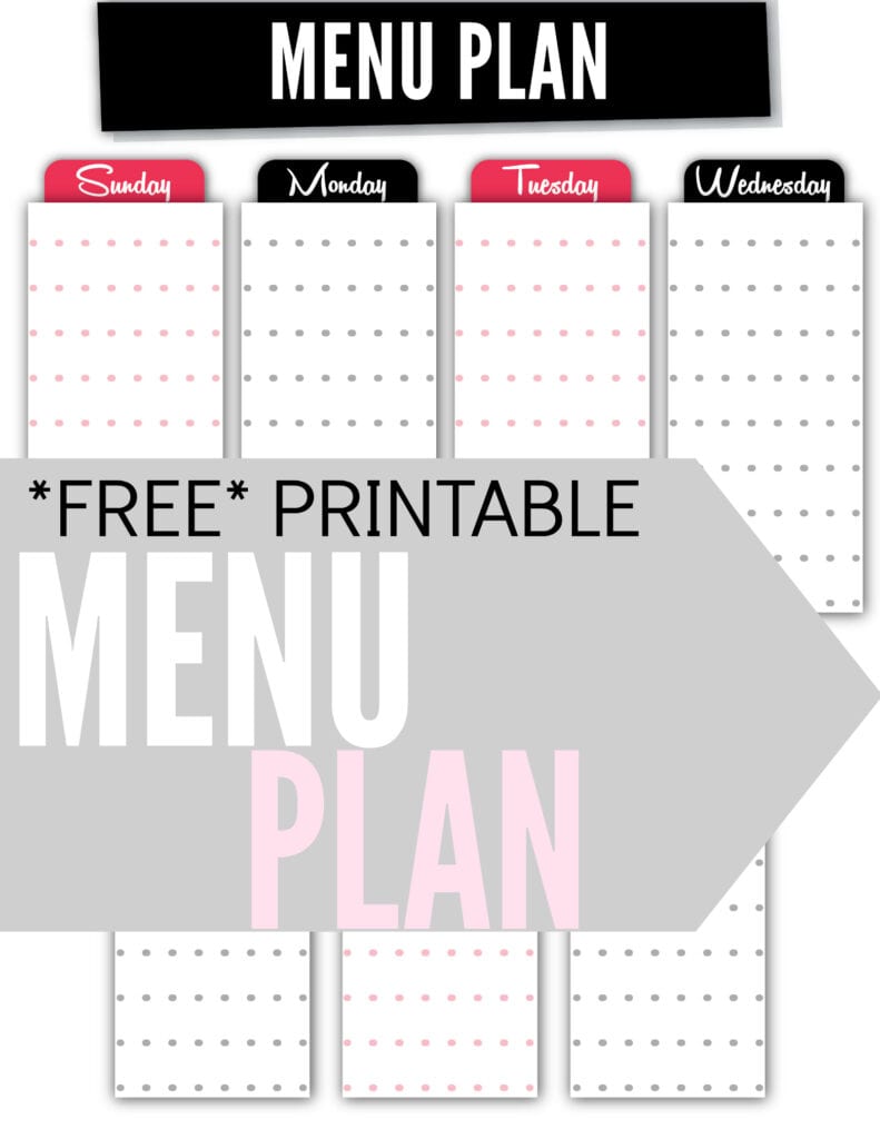 The cost of food can easily take over your budget. Luckily there are things you can do to prevent this. Here are four ways to save money on food plus a free menu planning printable.