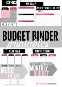 Looking for some free budget binder printables? These cute but functional financial worksheets will help you keep your financial life on track!