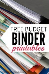 Looking for some free budget binder printables? These cute but functional financial worksheets will help you keep your financial life on track! The free sheets include financial goal setting, budget tracking, an expense tracker, and a weekly menu plan!