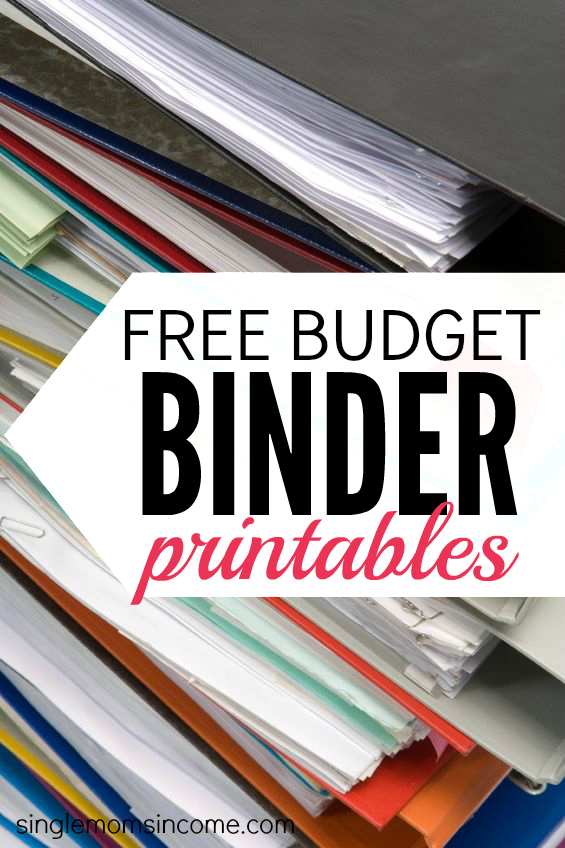 Free Printable Budget Binder Cover Page