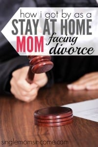 Wondering how a stay at home mom facing divorce can get by financially? Here's what it took for Megan to make that happen. It wasn't easy but it can be done!