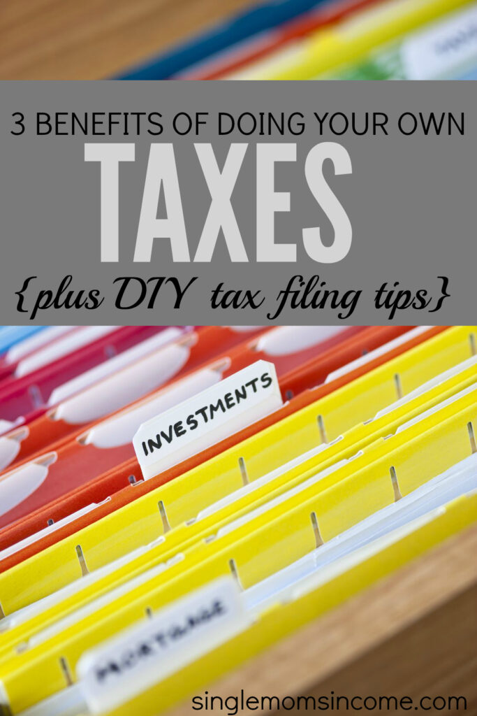 Not sure whether to pay someone to do file your taxes or do them yourself? Here are three reasons to prepare your own taxes plus DIY tax filing tips.