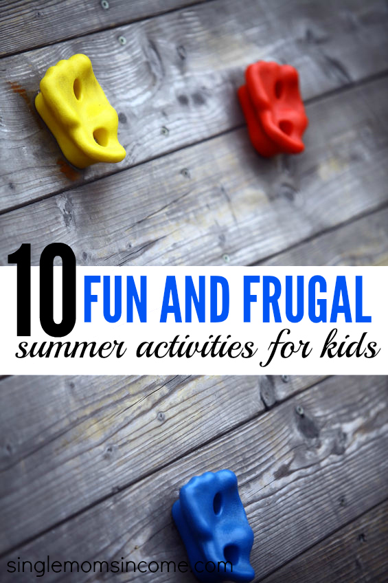 Looking for some inexpensive fun? Here are ten frugal summer activities for kids. There's something on the list for kids of all ages!