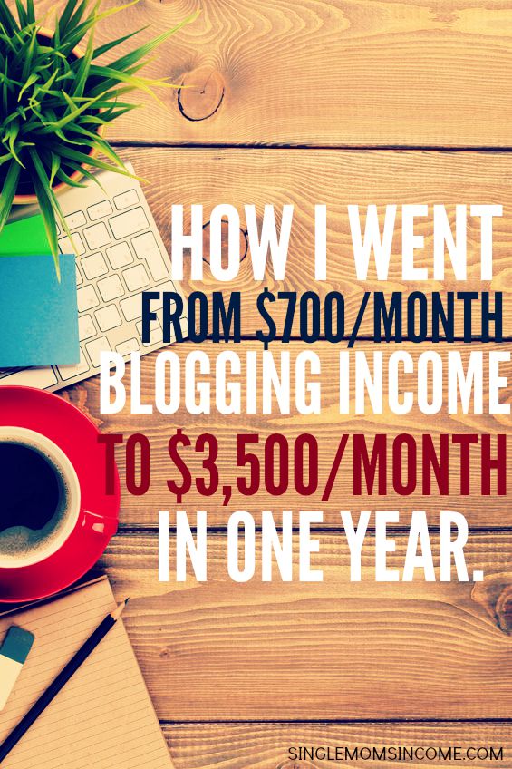 Making money blogging is tricky until you learn what works and are able to scale it up. Here's how I was able to from $700/month in blogging income to $3,500/month in one year.
