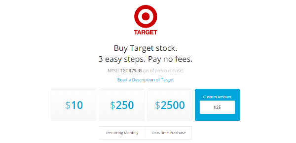 Buying Target stock from Loyal3.com