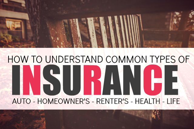 Insurance can be confusing. And honestly, sometimes it seems like a total waste of money - but it's not! Here is some easy to understand information on various types of insurance, including when and why you need certain types.