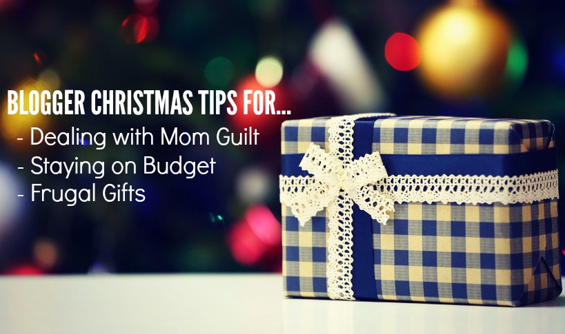 Does last minute Christmas shopping have you stressed out? Here are some blogger tips on dealing with Mom guilt, shopping to save, and frugal gift ideas.