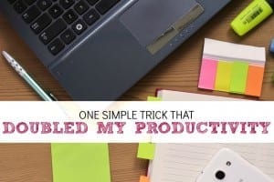 One Simple Trick Doubled My Productivity! - Single Moms Income