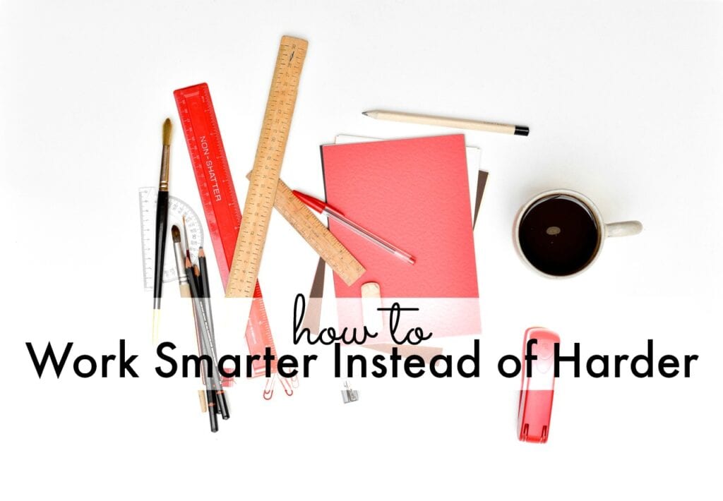 Working smarter can help you improve your life and finances in so many ways. Stop spinning your wheels and try these tips for working smarter instead of harder.