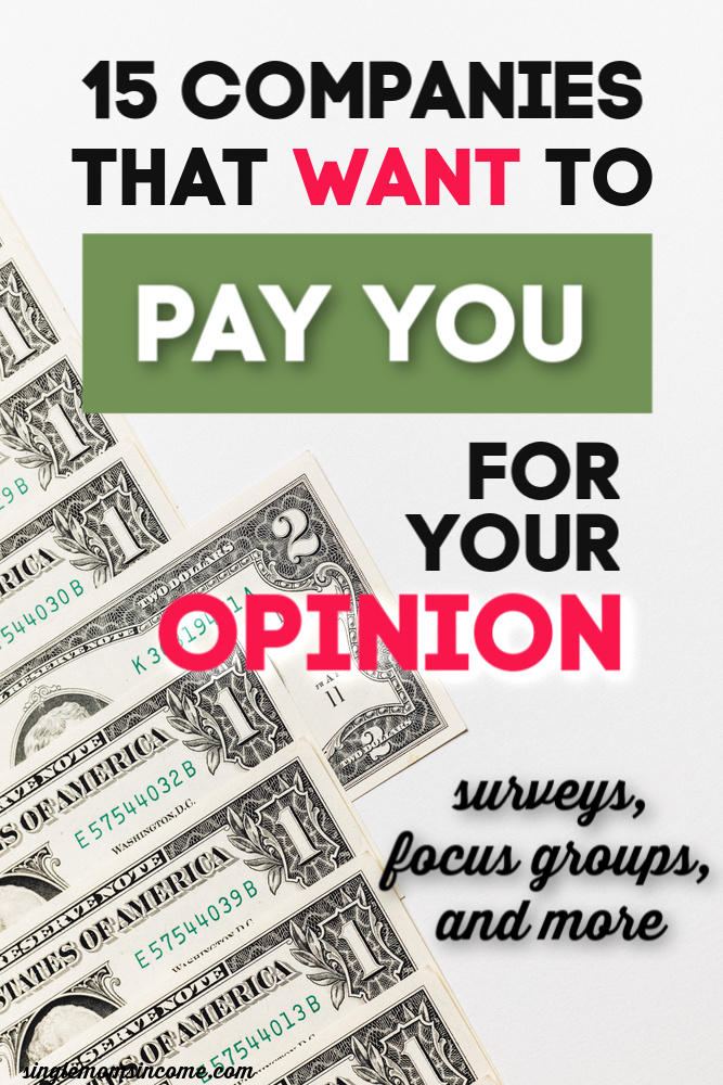 How To Earn Money By Giving Your Opinion Single Moms Income