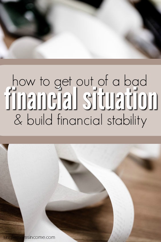 If you've found yourself living paycheck to paycheck and don't know what to do, there is hope! Here's how to get out of a bad financial situation.