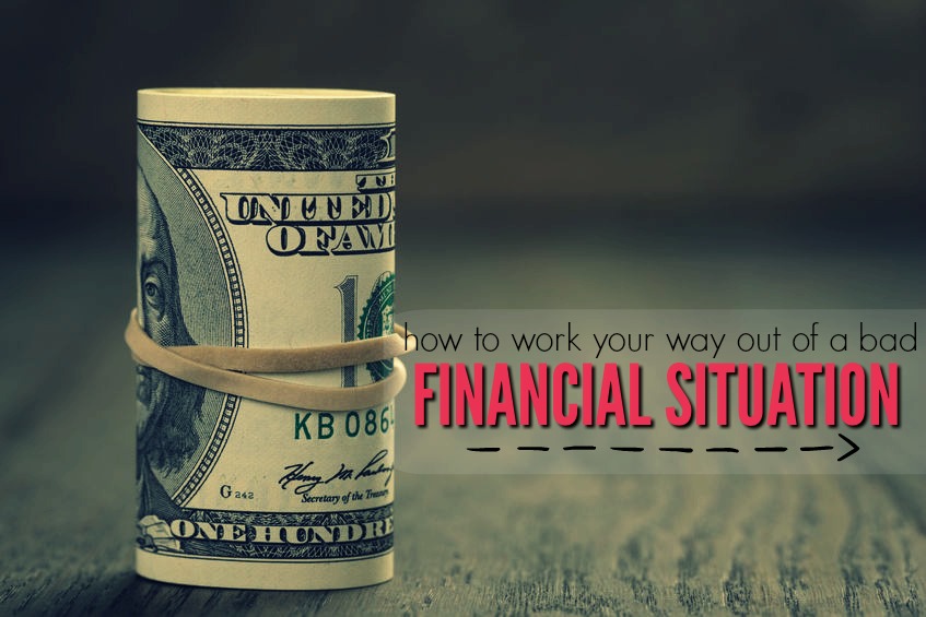 If you've found yourself living paycheck to paycheck and don't know what to do, there is hope! Here's how to get out of a bad financial situation.