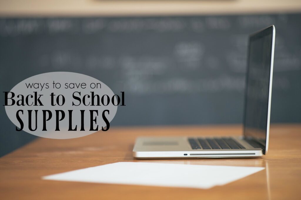 Getting ready to send your kid back to school can be a mixed bag of emotions. It can also be EXPENSIVE. Here's how to save money on back to school supplies.