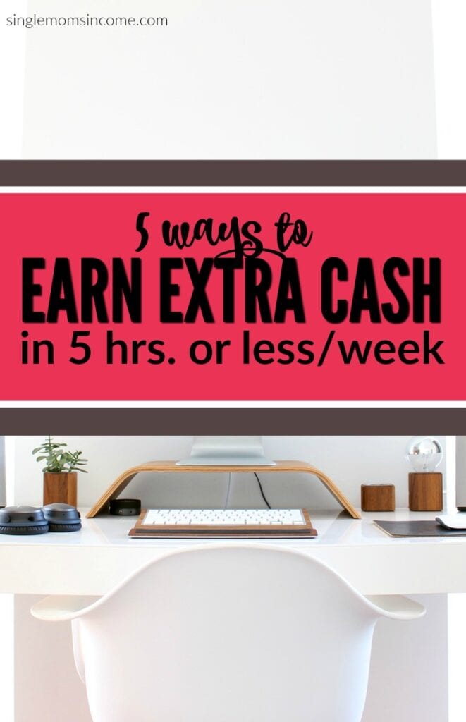 If you're strapped on time but need to earn extra cash here are five quick side hustles. These things can be done in five hours or less per week!