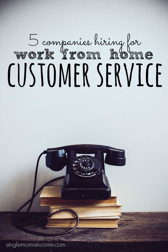 If you're in need of a job for the holidays these five companies are hiring work at home customer service reps. Act fast as jobs are likely to fill quickly!