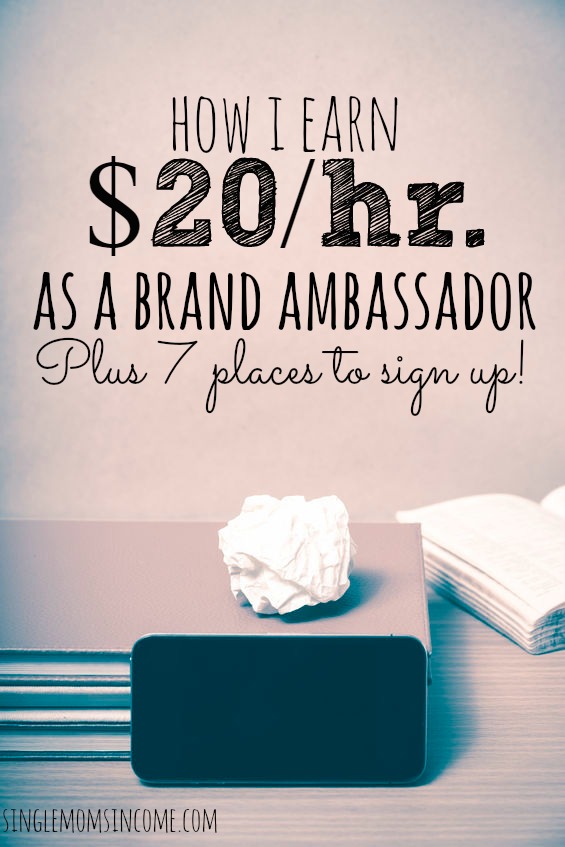 Being a brand ambassador is a great way to earn extra money on the side. Here are seven places to sign up and how I make this gig work.