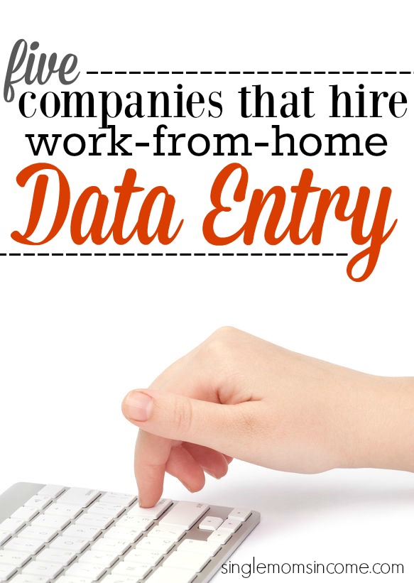 Are you a fast typer? If you're interested in a work from home data entry job you should check out these five companies who are often hiring.