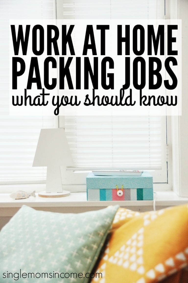 mail packing jobs from home