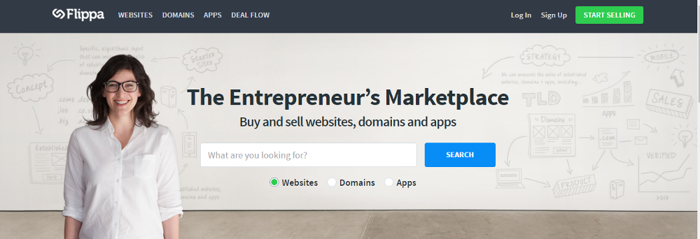 You can buy and sell websites on Flippa.