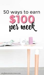 Looking for ways to earn an extra $100 per week? I've got more than fifty of them that will help you make more money in no time.