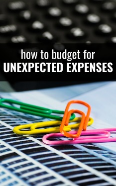 Here are 4 simple ways to budget for unexpected expenses so you or your finances won't be blindsided when they pop up.