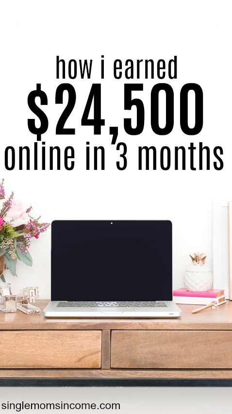 How I earned over $24k+ online in three months. Online income report | work from home jobs