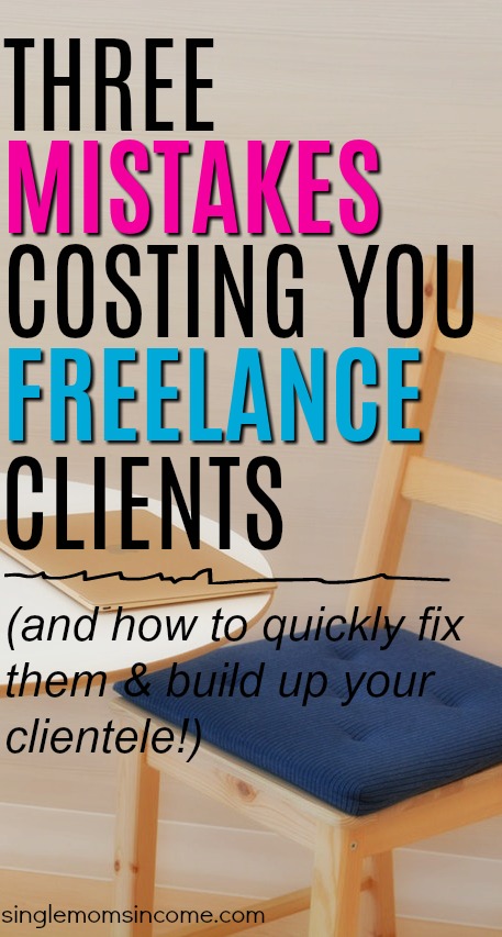 Getting freelance can be hard but it doesn't have to be. If you're having a hard time see if you're making any of these three crucial mistakes.