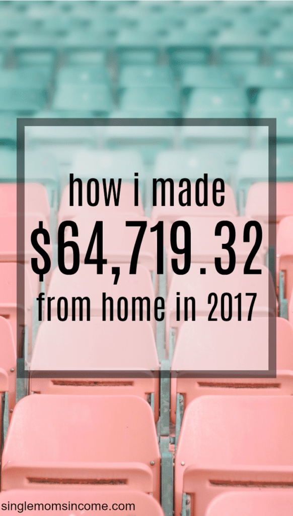 Blogging income report for 2017. #WorkFromHome