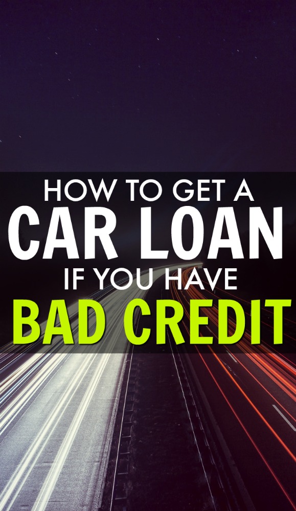 need a new car but have bad credit