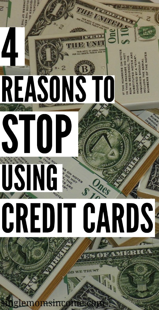 Although the plethora of available rewards and easy access makes credit cards appealing it doesn't mean you should use them. Here are four reasons you should stop using credit cards.