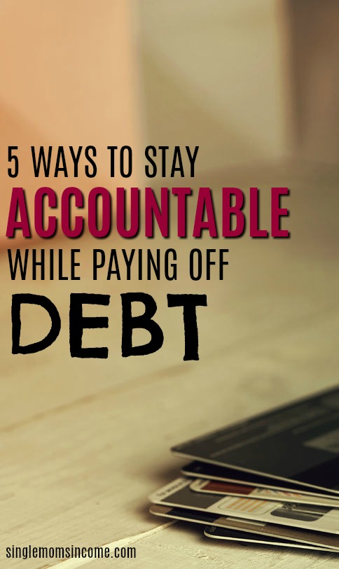 The hardest part of eradicating debt is the journey itself. Here are ways to stay accountable while paying off debt so that you stay on track.