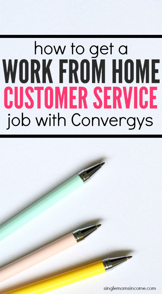 If you're looking for a work from home customer service job Convergys offers three positions. They also offer a variety of benefits.