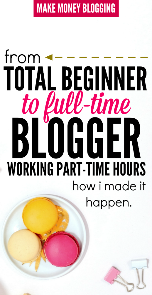 Having trouble making money from your blog? Here's how I went from total beginner to full time blogger earning up to $13,000/month! #blogging #makemoneyblogging