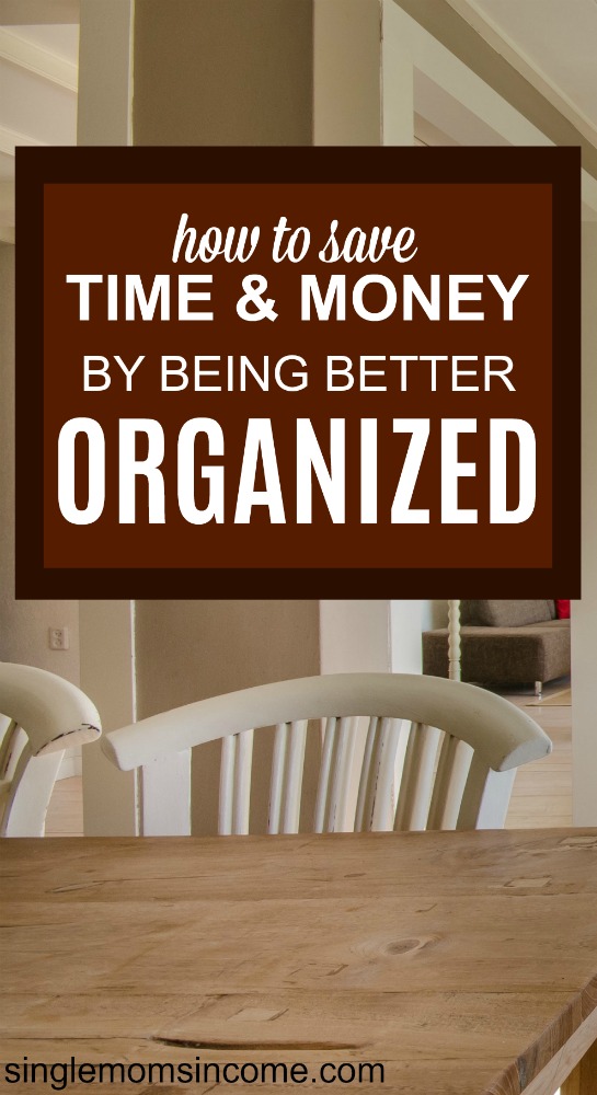 When you remain unorganized, you end up wasting a ton of time and money. It can also throw off the balance in your house causing everyone to fall off track.