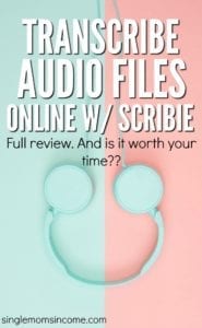 Scribie is a company that hires freelancers to transcribe audio files. However, the pay is one thing you'll need to take into consideration.