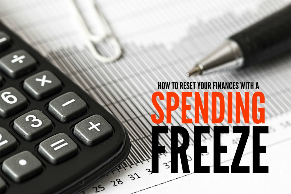 Ready to build your savings back up or pay off some debt? Here's how to do a spending freeze so you can reset your finances.