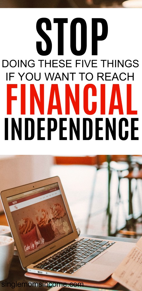 If you find it difficult to determine how you can make working optional, of these 5 things could be preventing you from reaching financial independence. #debt #personalfinance #budget