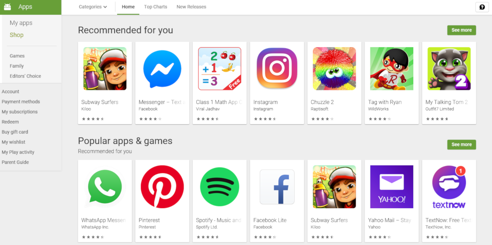 Google Play Apps