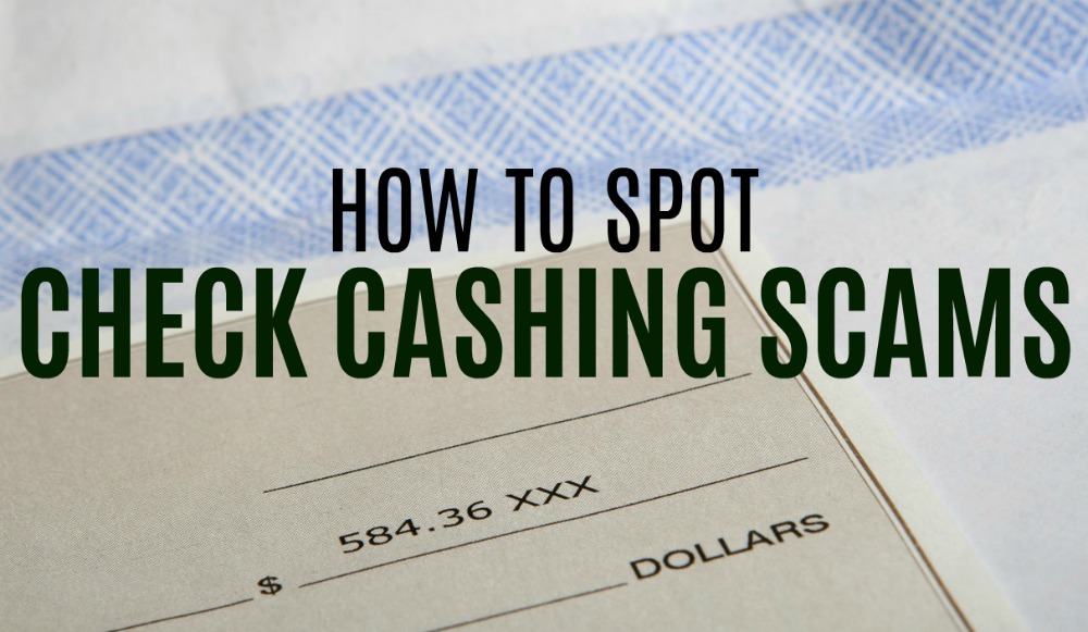 If you're looking for a way to make money from home you want to steer clear of check cashing job scams! Here's what to look out for.