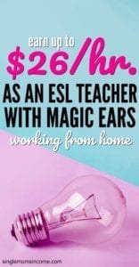If you're looking for a work from home ESL position one company to look into is Magic Ears. Learn why this is one of the best places to sign up in. #ESL #workfromhome #legitworkfromhome