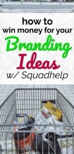 Do you always have ideas for brand names or cool taglines? If so you could win money for them! Learn more in our Squadhelp review. #sidehustle