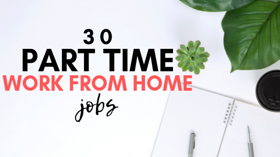 Looking to make extra money on your own schedule? If so, here are 30 part time work from home jobs. Also listed is the hourly pay and hours.