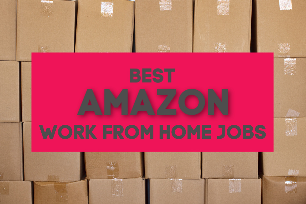 Looking for a work from home job with a reputable company? Here are the five best Amazon work from home jobs - something for all skill levels.