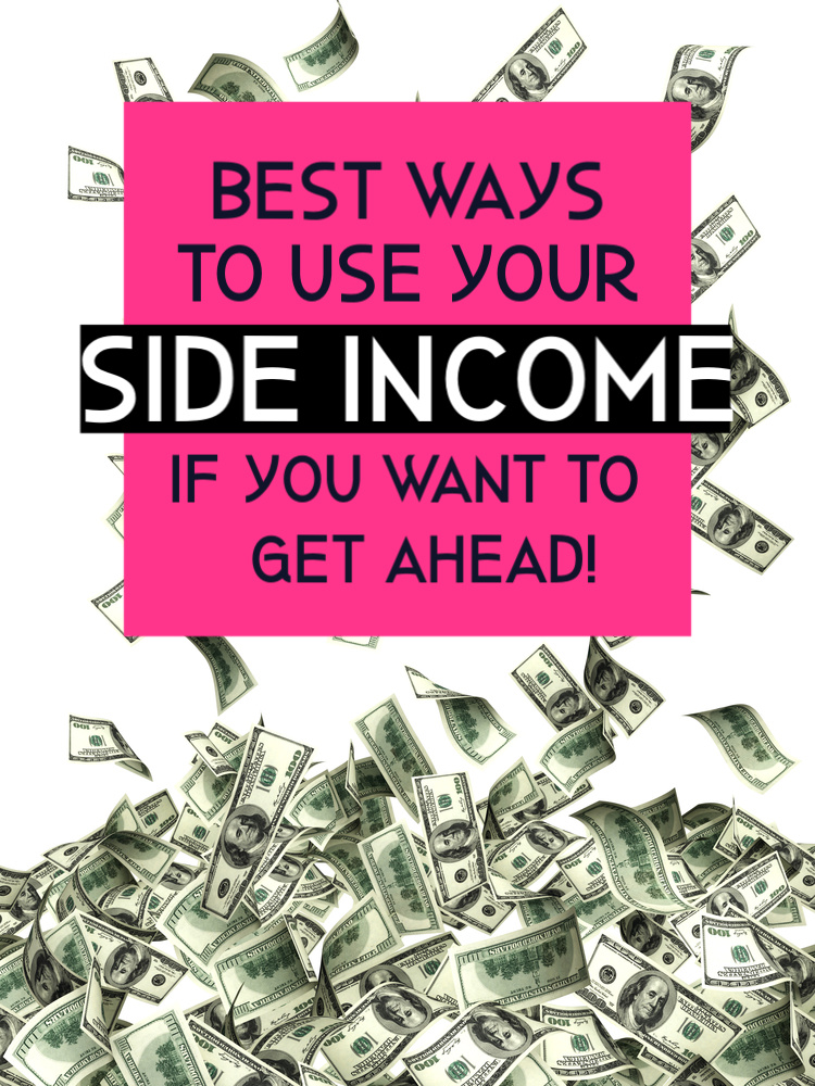 Sick of living paycheck to paycheck and not having enough savings? Here's how to use side income to get ahead financially. (A strategic guide.)