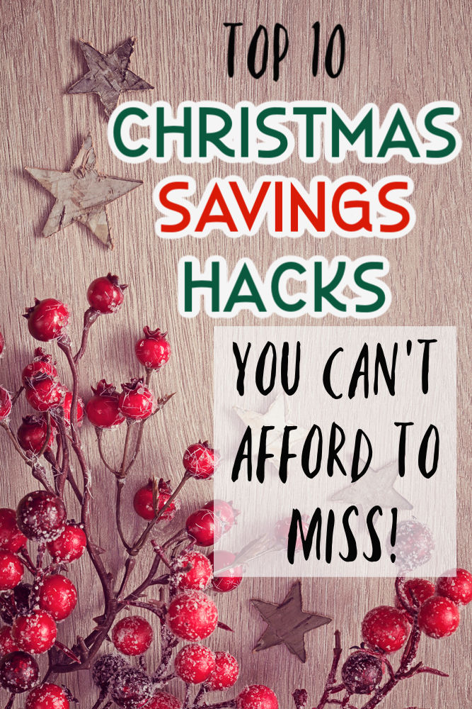 Don't let your Christmas spending get out of hand. Stay on budget and keep stress levels down with these ten amazing Christmas saving hacks!