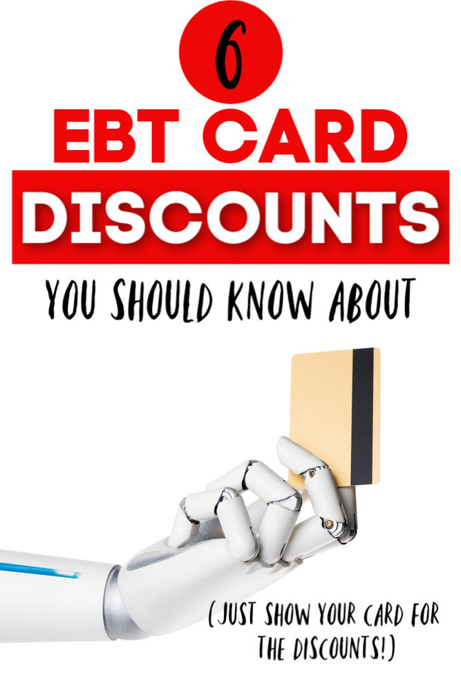 If you have an EBT card you make your money go even further with these discounts. Here are six national discounts you should take advantage of.