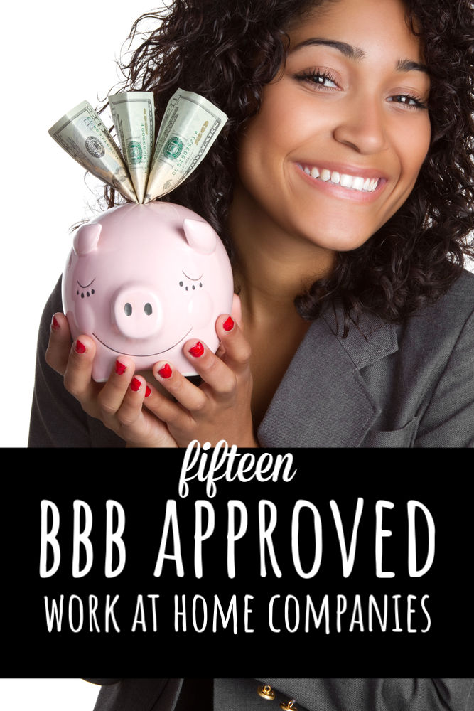 For every legit work at home job, there are at least ten scams. If you're having trouble finding jobs, try this list of BBB approved work at home companies.